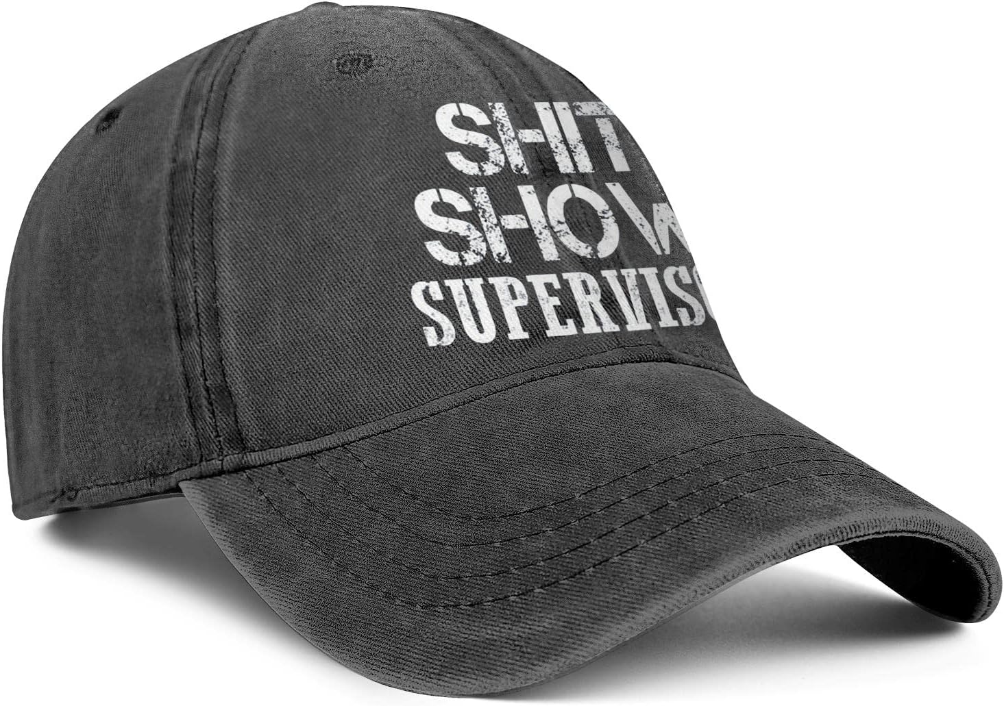Shit Show Supervisor Hat Shit Show Supervisor Cap Baseball Cap Golf Hat Funny Hat - Image 2