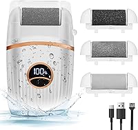 Vista 1 de Removedor automático de callos para pies, herramientas de pedicura recargables para pies, removedor eléctrico de callos de pies con 3 cabezales