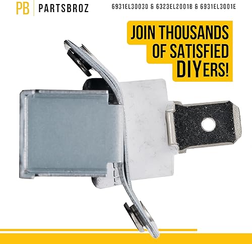 Miniatura 4 de 6931EL3003D Secadora Fusible Térmico LG Termostato de Límite Alto 6323EL2001B LG Reemplazo Termistor Secador 6931EL3001E Termostato DLE0332W