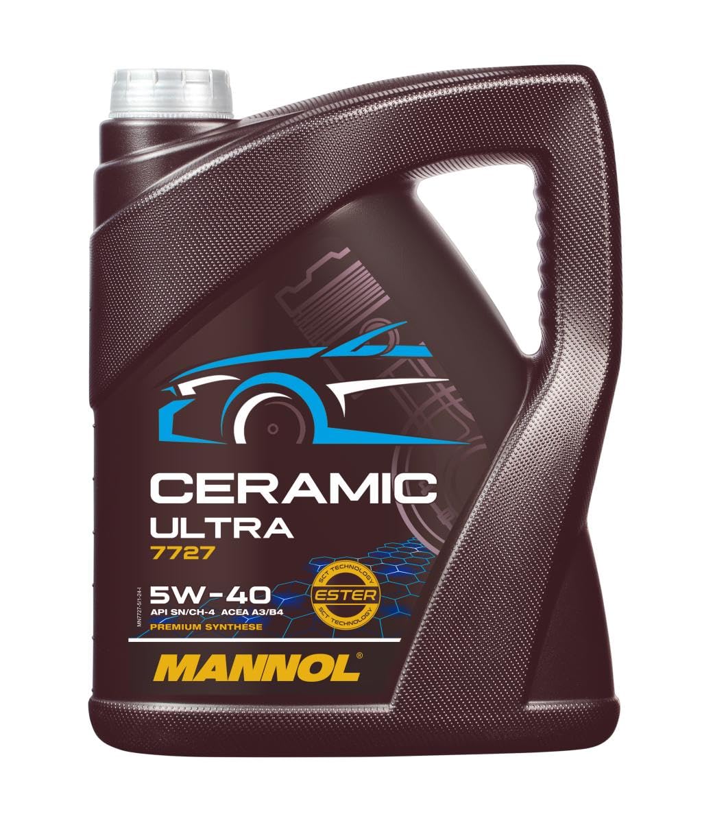 MANNOL 7727 (5L) CERAMIC ULTRA 5W-40 SYNTHETIC ESTER HIGH VISCOSITY ENGINE OIL FOR CARS IMPORTED FROM GERMANY-image-40