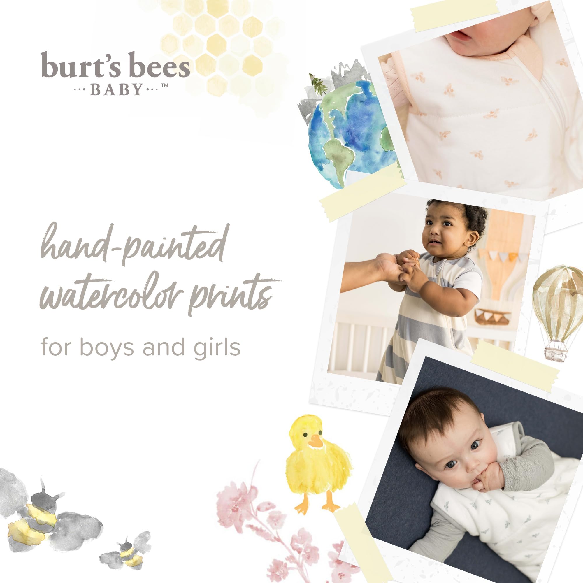 Burt's Bees Baby Beekeeper Wearable Blanket Manta portátil Unisex bebé