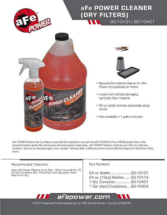 aFe Power 90-10401 Air Filter Cleaner (Pour Bottle), 1 Pack