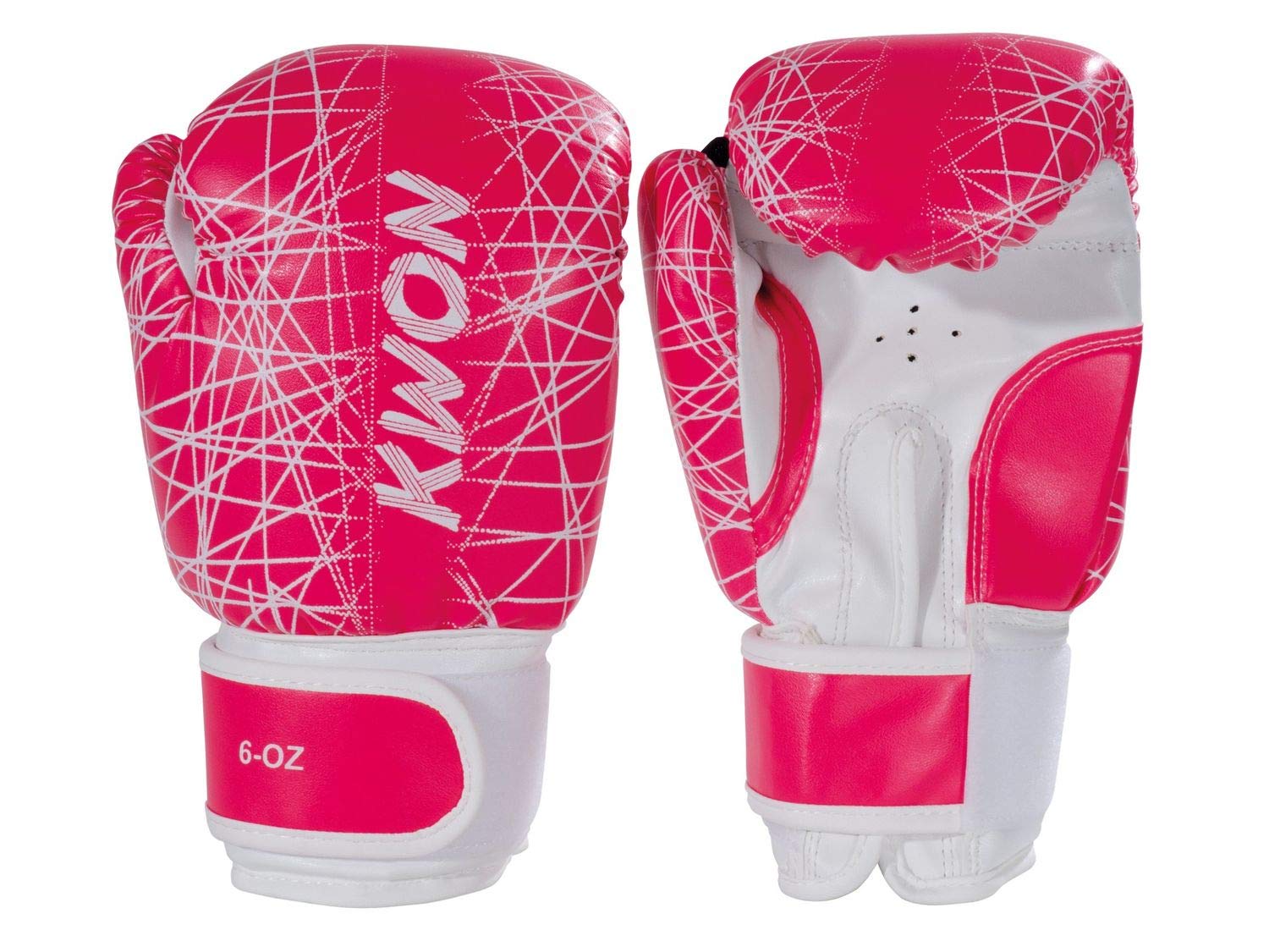 Kwon Kinder Boxhandschuhe Neon 6oz pink-blau