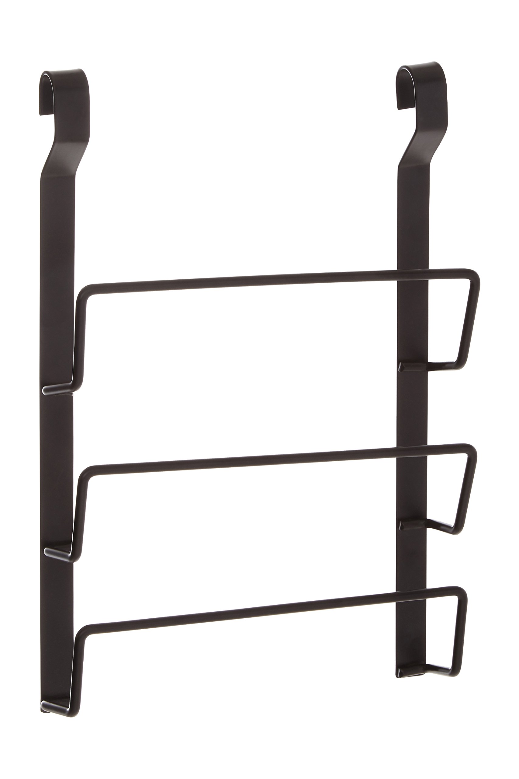 Premier Black Housewares Sorello Hanging Pan Lid Rack, Iron, 7 X 24 X 36 Cm