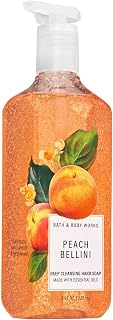 Bath and Body Works PEACH BELLINI Deep Cleansing Hand Soap 8 Fluid Ounce (2020 Edition)