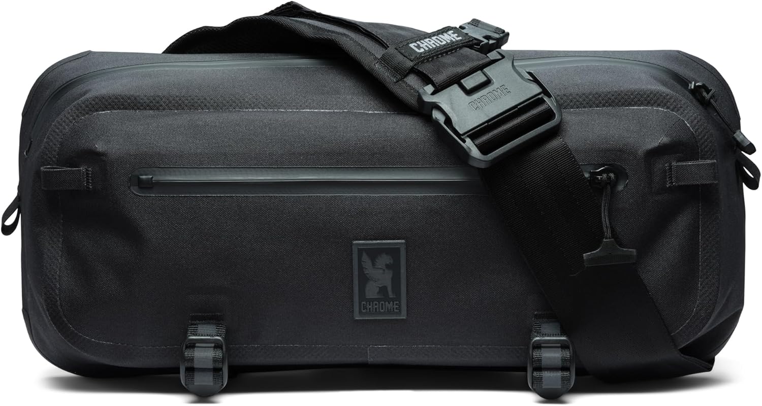 Chrome Industries Kadet WP Sling Messenger Bag – Crossbody Sling for Women and Men w/Quick Release Buckle – 9L, Black - Image 2