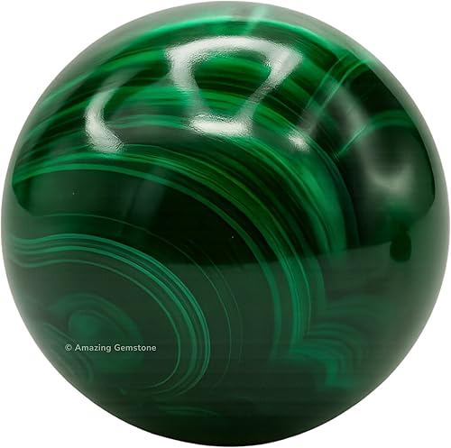 Vista 304 de Amazing Gemstone Black Tourmaline Crystal Ball with Stand - 2" Inches Crystal Sphere Meditation Balls for Witchcraft and Decorative Balls