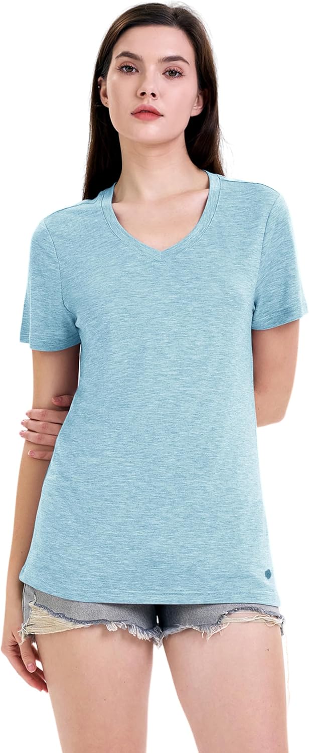 Iguana Womens Merino Wool & Tencel T-Shirt Lightweight Wicking Base Layer Top - Image 5