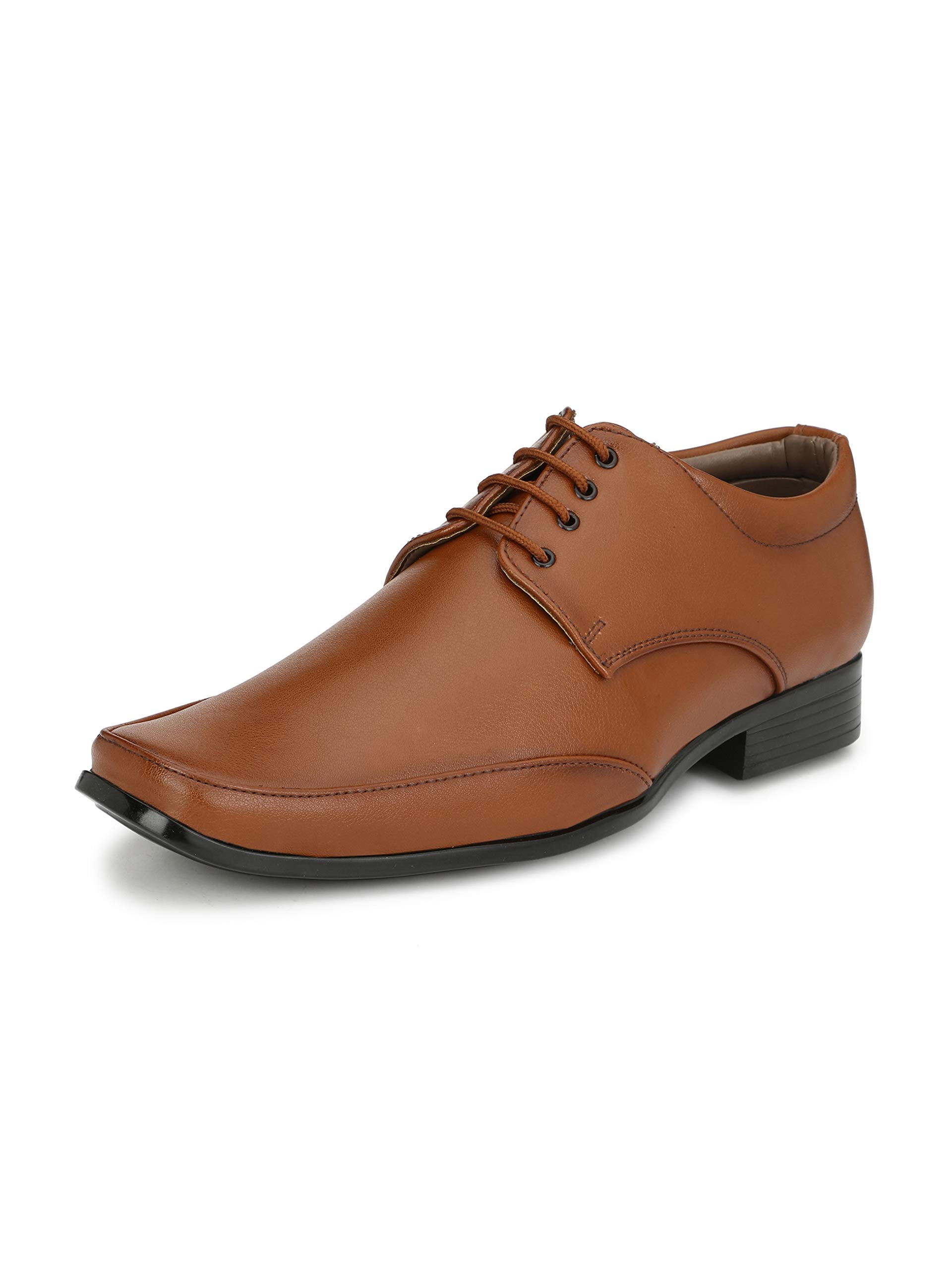 SIR CORBETT Tan Formal Derby Lace Up Oxford Synthetic Leather Shoes for Men - 10 UK (B07TXWPCSS) Amazon Price History, Amazon Price Tracker