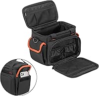 Vista 4 de Trunab Estuche de transporte compatible con Jackery Portable Power Station Explorer 160240300, bolsa de almacenamiento con bolsillos inferiores