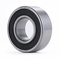 Vista 16 de XIKE 1 Pcs 2201-2RS Sealed Self-Aligning Ball Bearings 12x32x14mm, Lubricated and Chrome Steel Fits