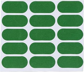 Billiard Repair Patches, Billiard Cloth Repair Stickers 15Pcs/1 Sheet Cloth Snooker Spots Patches Table Felt Restoration Kit Billiard Table Cloth Protector Accessories for Home Club Use