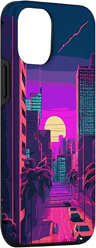 Miniatura 3 de Funda para iPhone 1212 Pro Japanese City Indie Aesthetic Glitch Art 80s 90s Vaporwave