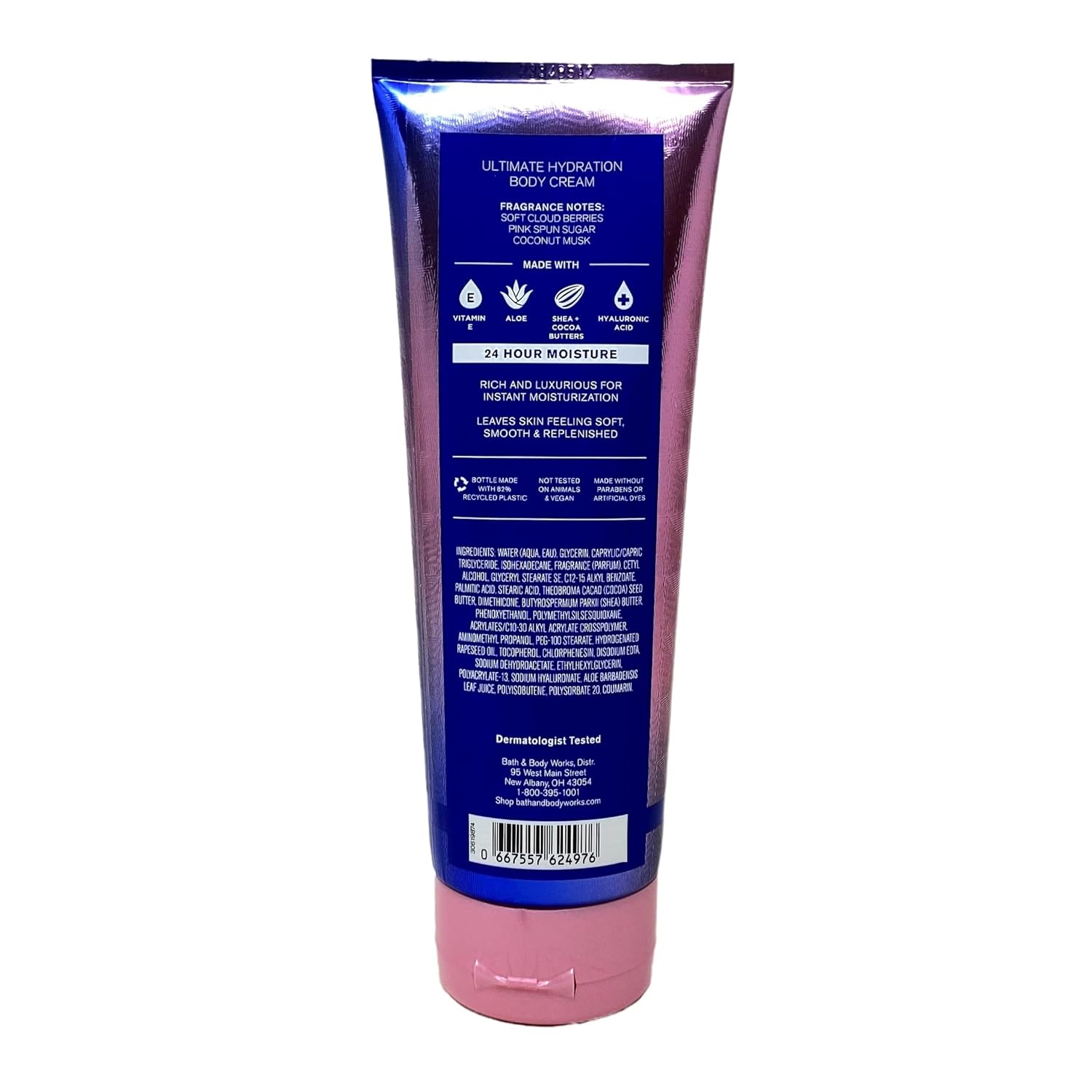 Bath & Body Works Pastel Skies 3 Pack Body Cream Bundle with a Lavender Dream Bar Soap - Full Size