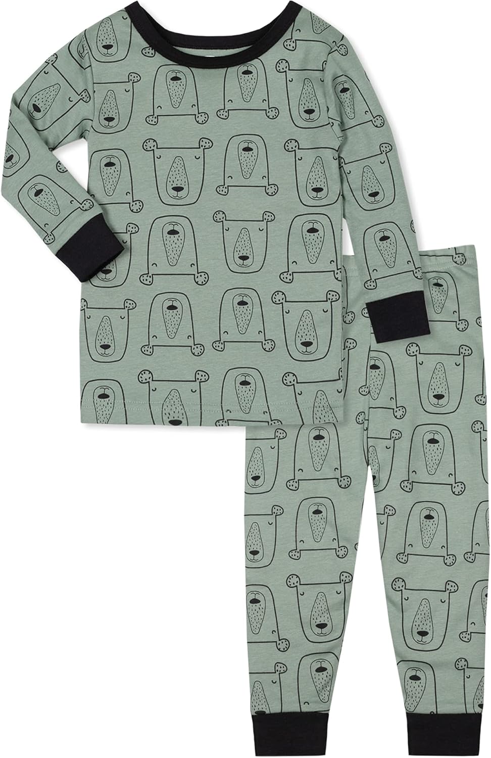 Lamaze Organic Baby Baby Boys' Pure Organic Cotton Long Sleeve Tight Fit Pjs, 2 Piece