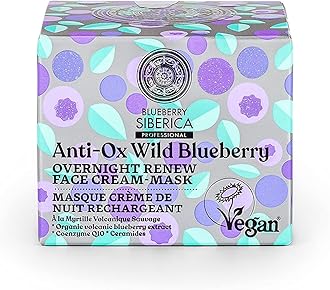 Natura Siberica Anti-OX Wild Blueberry. Overnight renewing face cream-mask