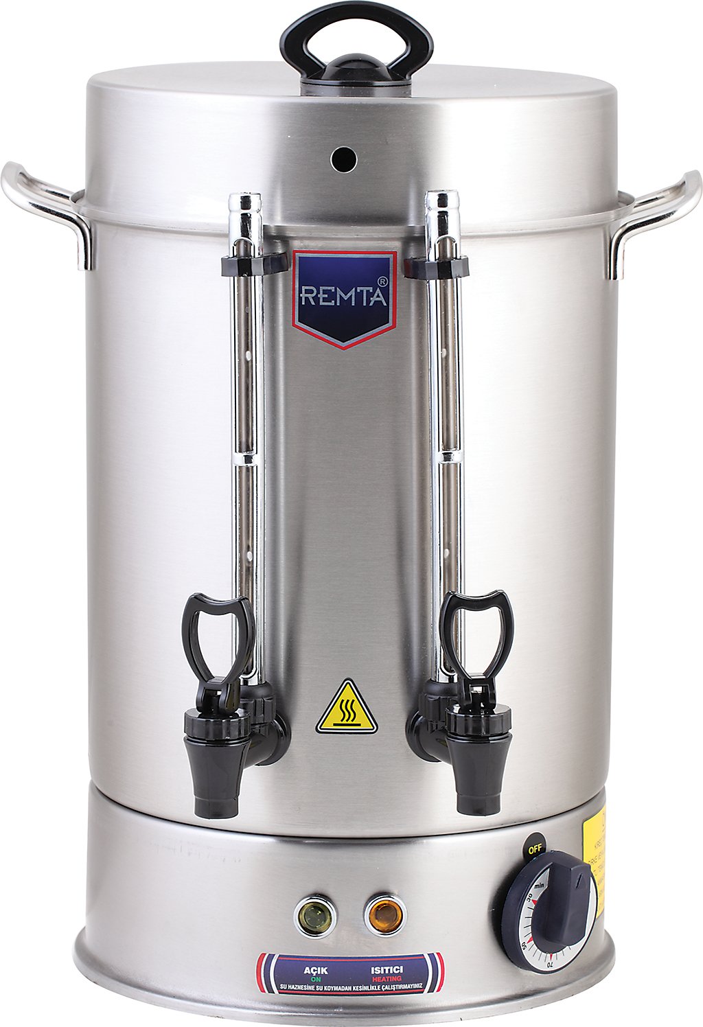 Remta R16 400 Bardak Standart Çay Makinesi, 36 L, Gümüş Rengi, 2750 W, Paslanmaz Çelik