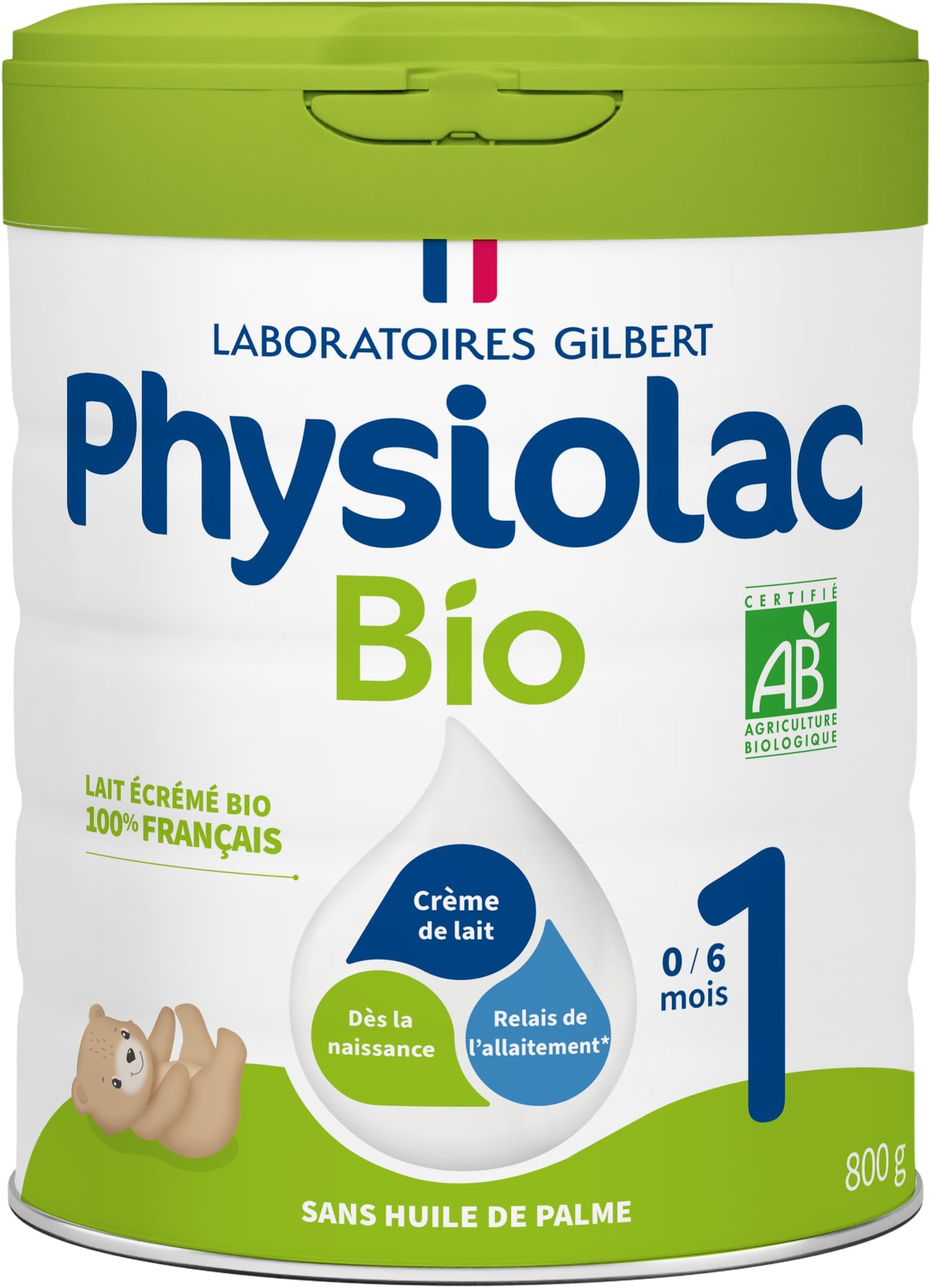 Physiolac Organic 1 from 0 to 6 Months 800g