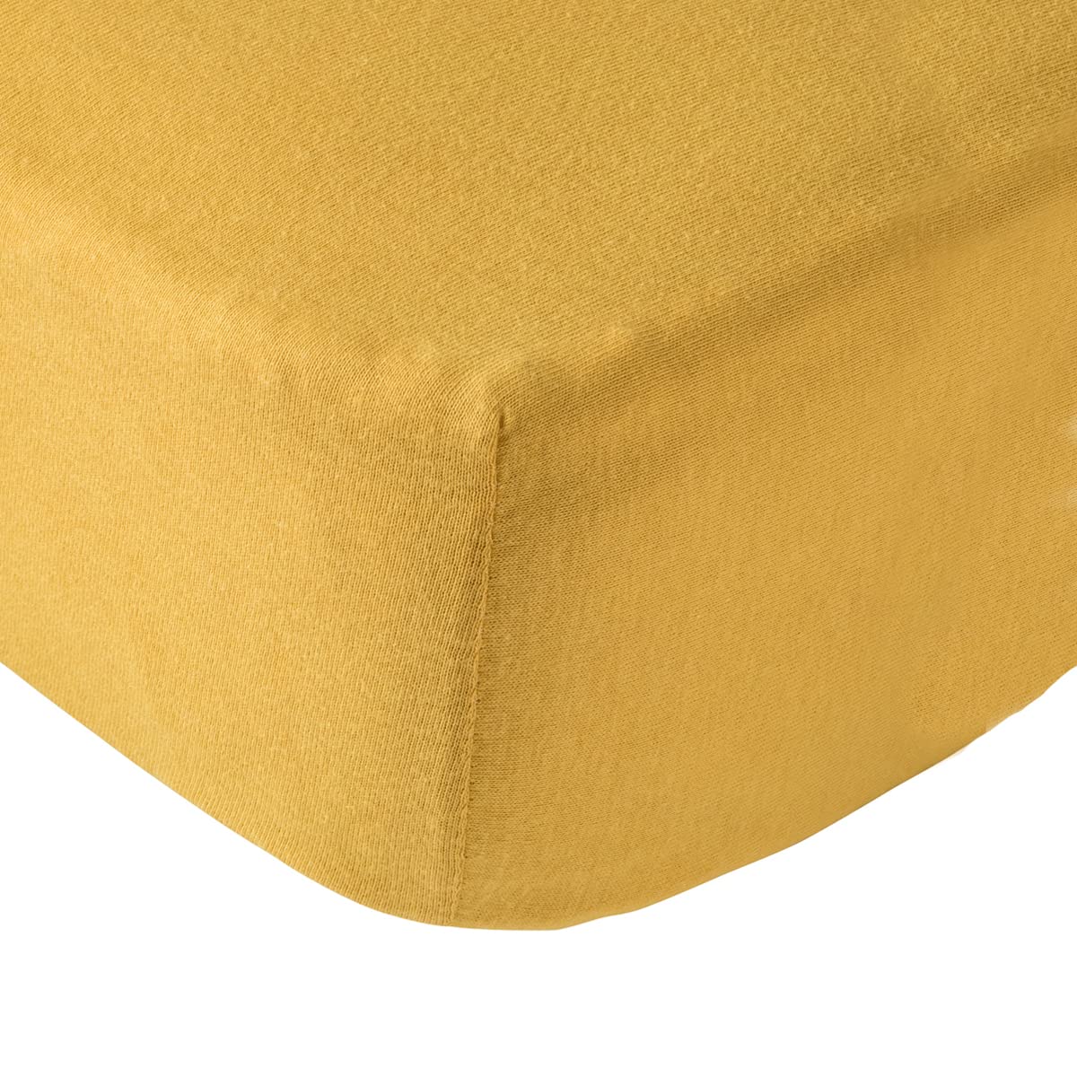 BabyCalin - Lenzuolo con angoli 60 x 120 x 15 cm, senape certificato OEKO-TEX
