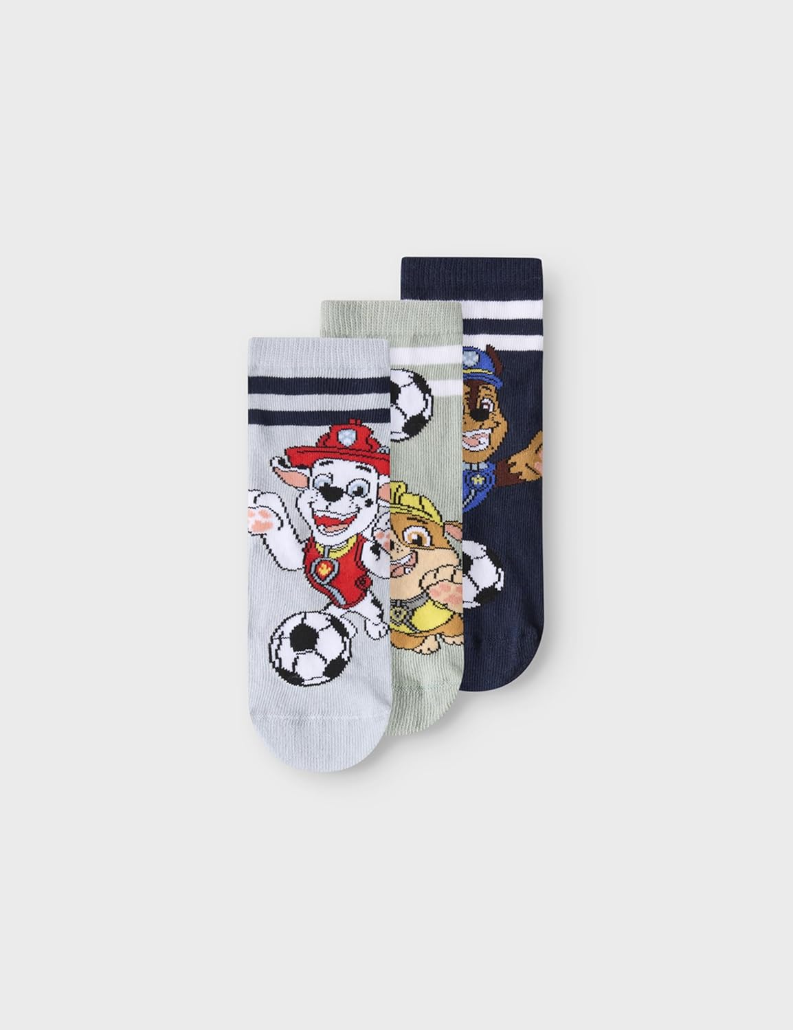 Dusty Blue Paw Patrol 3-Pack Socks by Name It