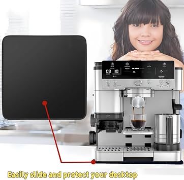 Sliding Mat for Ninja Luxe Cafe Machine ES601,Glide Smoothly Under Cabinet