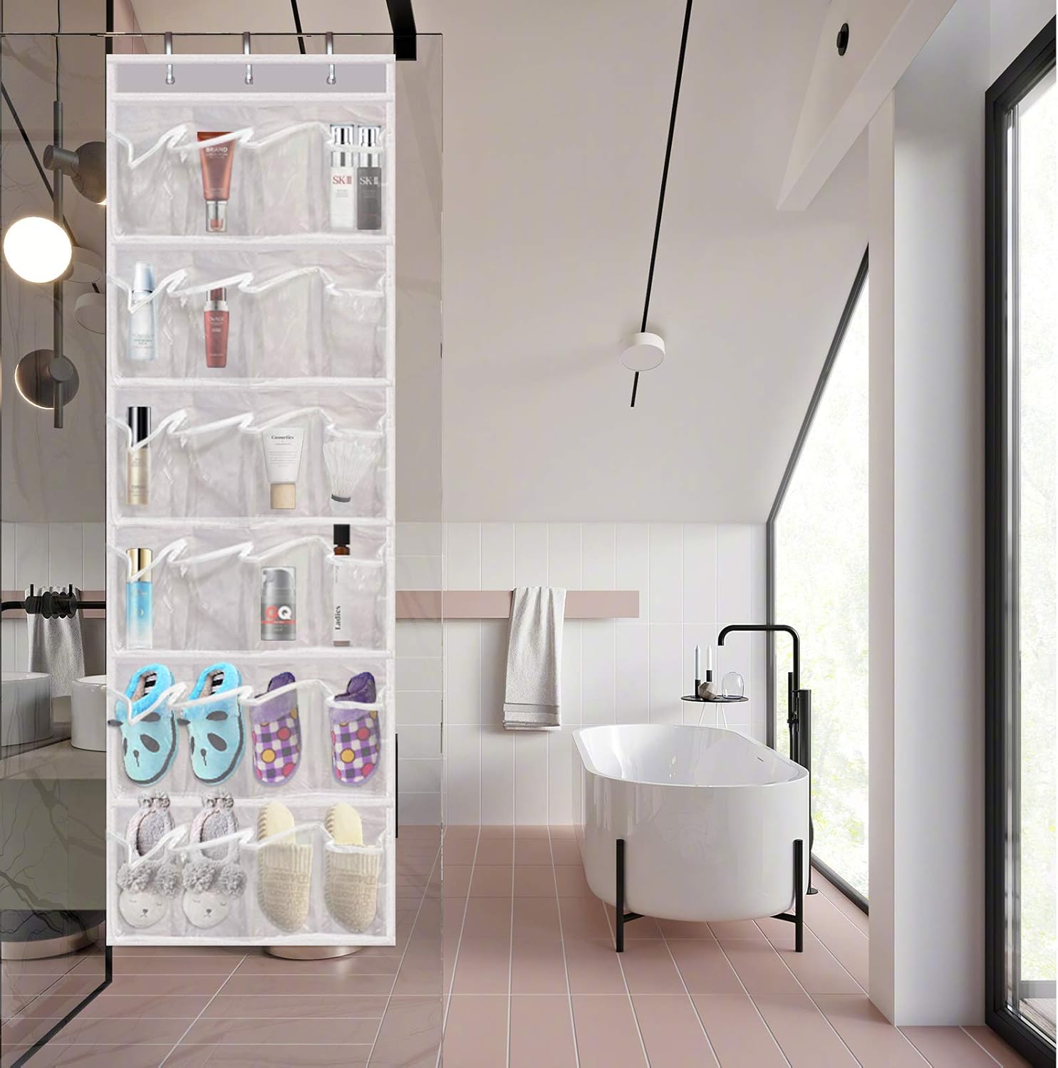 Buy Over The Door Shoe Hanging Organizer With 3 Hooks