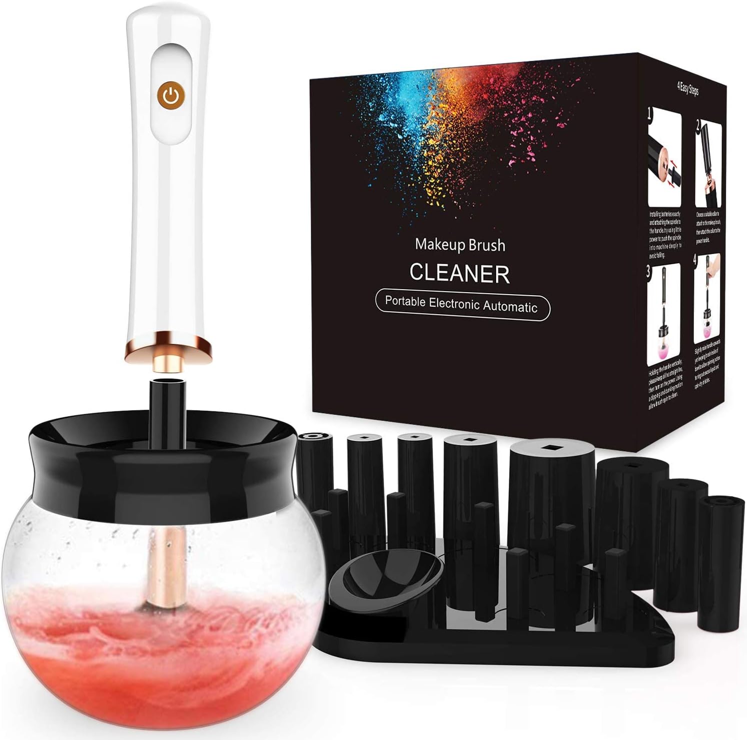 Makeup Brush Cleaner Dryer, Epzia SuperFast Electric Brush Cleaner