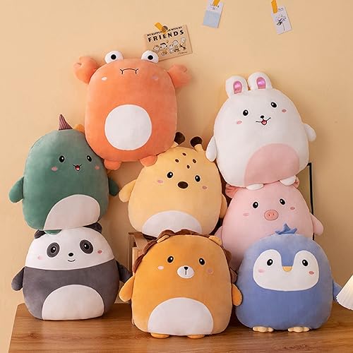 Miniatura 3 de lannery Almohada de felpa de ciervo, 16 pulgadas, juguete de animales de dibujos animados para decoración de habitación, regalos de cumpleaños y día