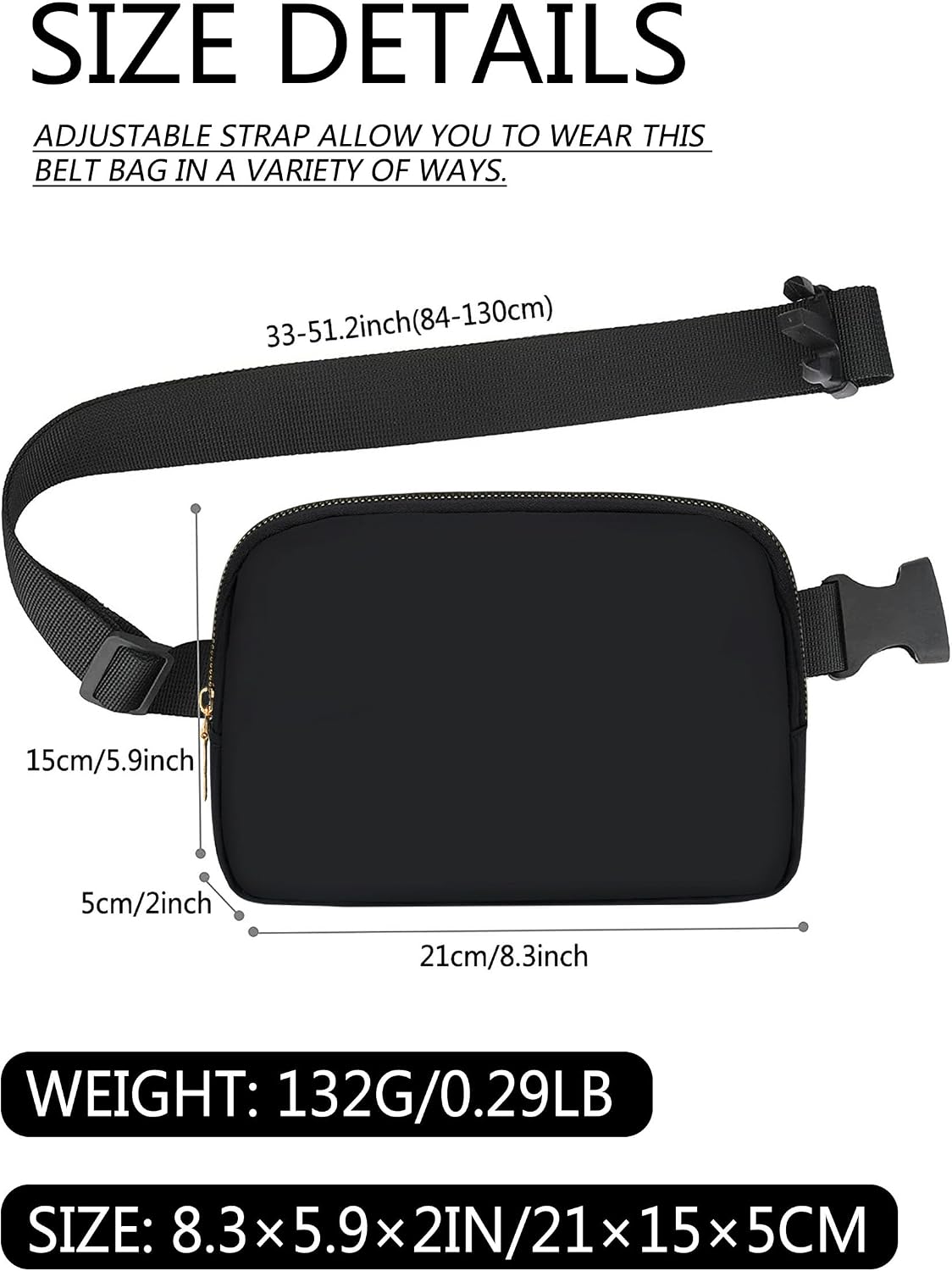 Unisex Fanny Pack for Women Men, 1L Everywhere Mini Belt Bag with Adjustable Strap, Lightweight Nylon Crossbody Bags Small Waist Pouch for Workout Running Traveling Hiking (Light Green)