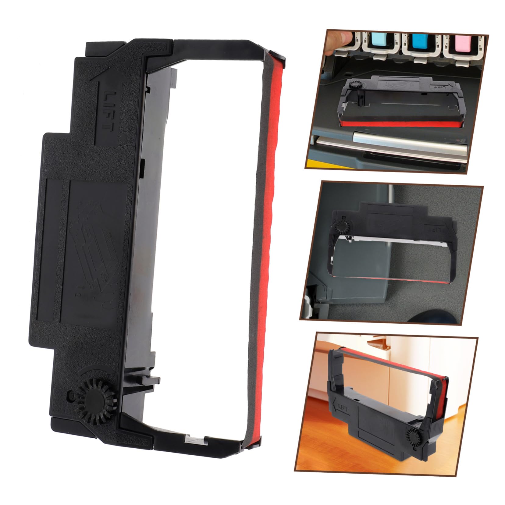 Sewroro Lot de 5 Boîtes à Ruban Erc30/38/34 Noir Rouge Compatible Porte-ruban Imprimante Matricielle Tm-u220 U230 M188b