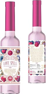 SOUL STICKS Cleansing Water 7.5 oz. Bottle for Rituals, Clearing Negative Energy and Purifying Home Spiritual Cologne Florida Water (Love Spell)