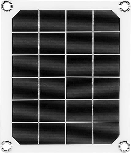 Miniatura 6 de Zerone Kit de panel solar,Extractor de energía solar Ventilador 6V 10W Ip65 Panel solar al aire libre Ventilador de escape Ventilador de carga USB,