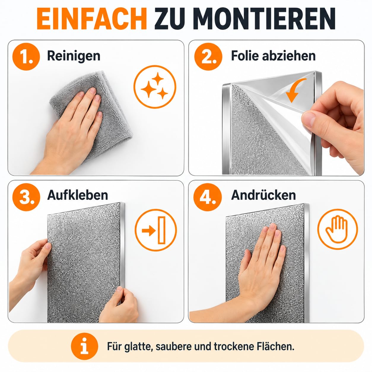 Hitzeschutzplatte Küche 20-80 Cm, Aluminium Hitzeschild Für Herd Und Ofen (50 cmx60 cm,Magnetic)
