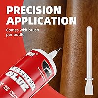 Vista 5 de Pegamento para cuero, 2.3 onzas líquidas de pegamento permanente, gel de pegamento universal, unión instantánea, pegamento para ropa para todas