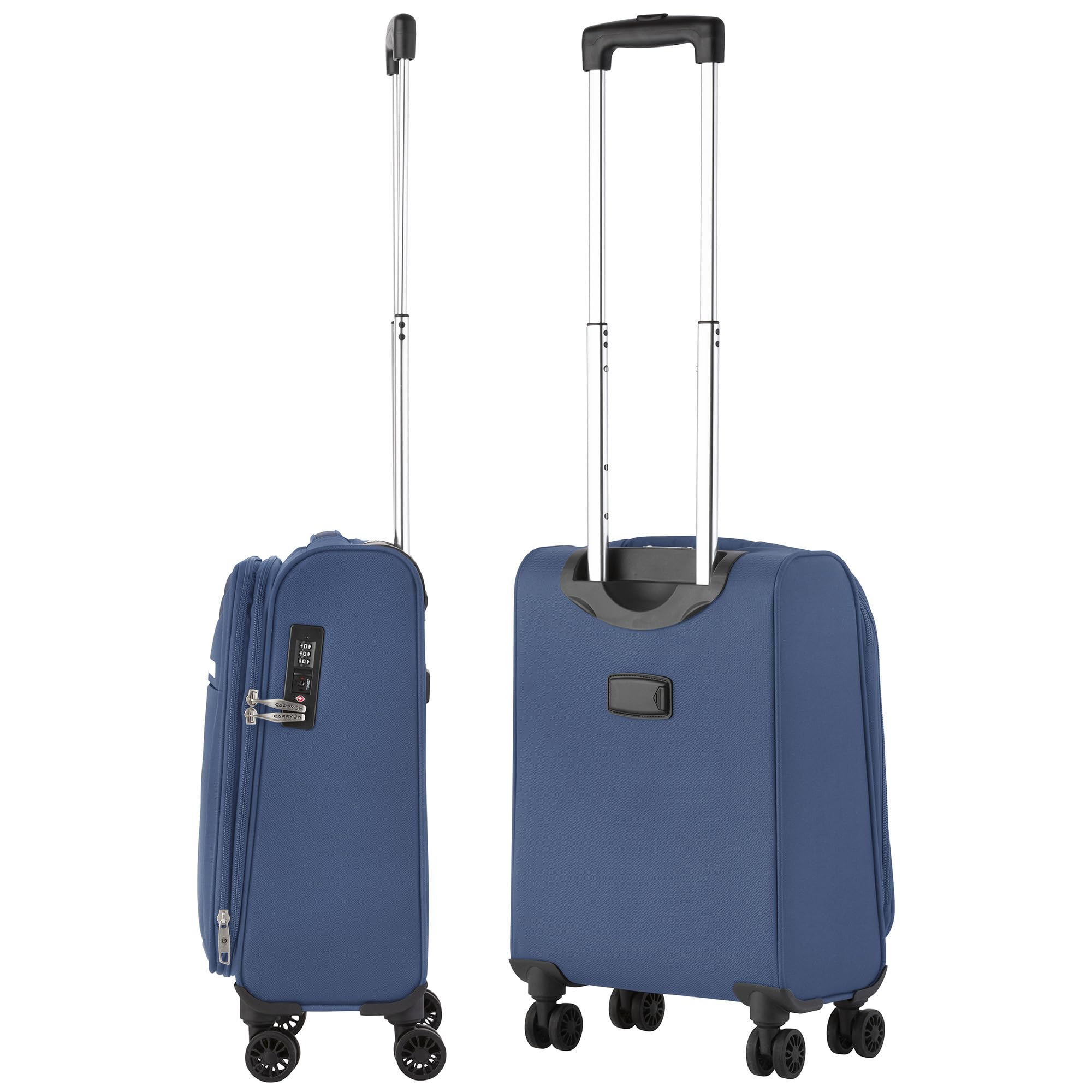 Air – Valigia morbida da cabina 55 cm 41 litri leggera con serratura TSA (Blu, Piccolo)