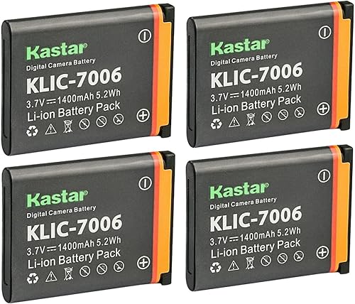 Miniatura 6 de Kastar Batería K7006 de repuesto para Kodak Easyshare M22, Easyshare M23, Easyshare M200, Easyshare M215, Easyshare MD30, Easyshare M522, Easyshare