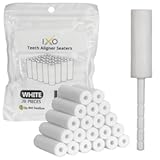 Aligner Chewies for Invisalign Aligners - Chewies Invisalign Accessories - Aligner Chewies for Invisalign Trays, Orthodontic Chewies with 10 Aligner Seater Handles - 20 Pack - Unscented