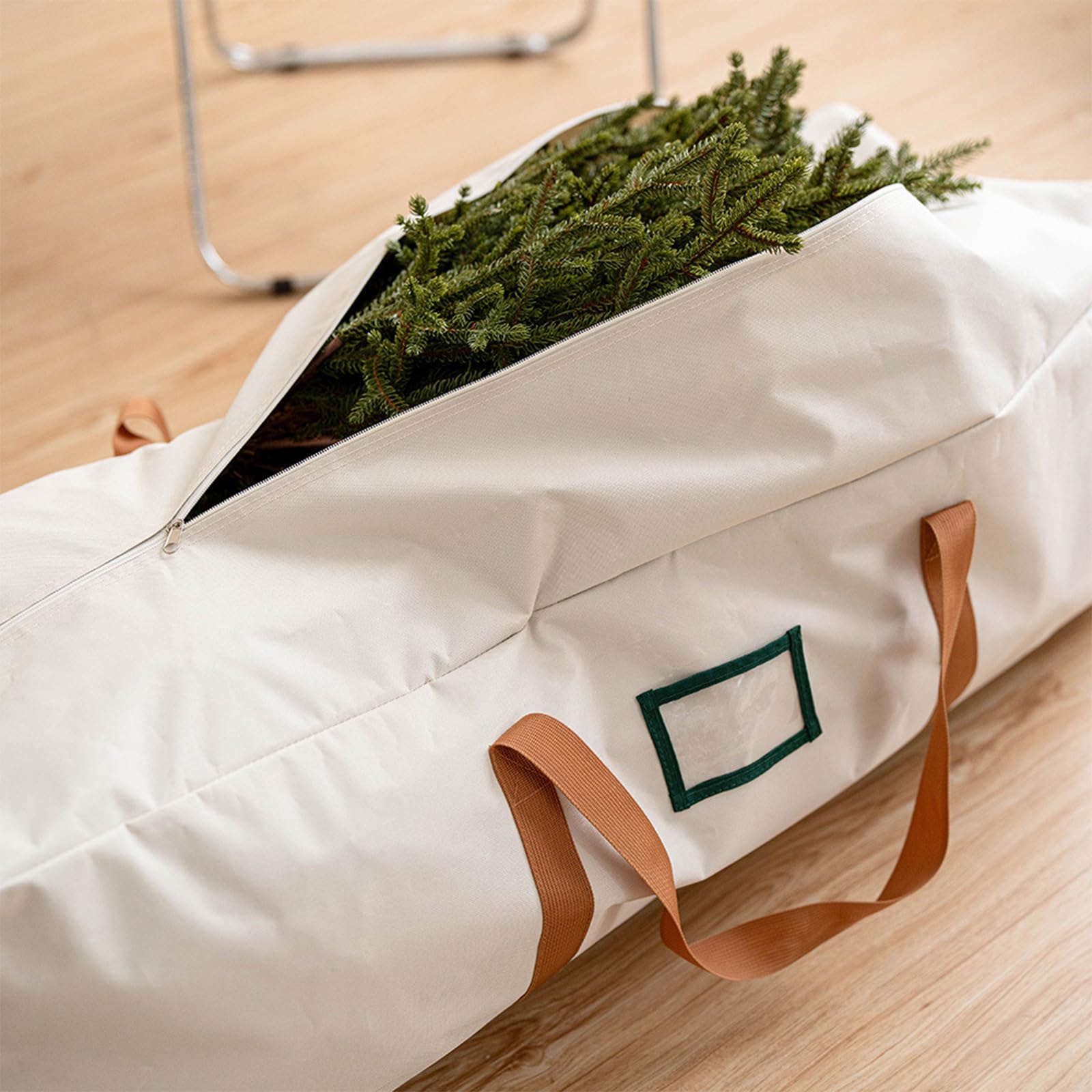 Funda protectora para árbol de Navidad, de tela Oxford, espaciosa, con asas, para uso doméstico y comercial