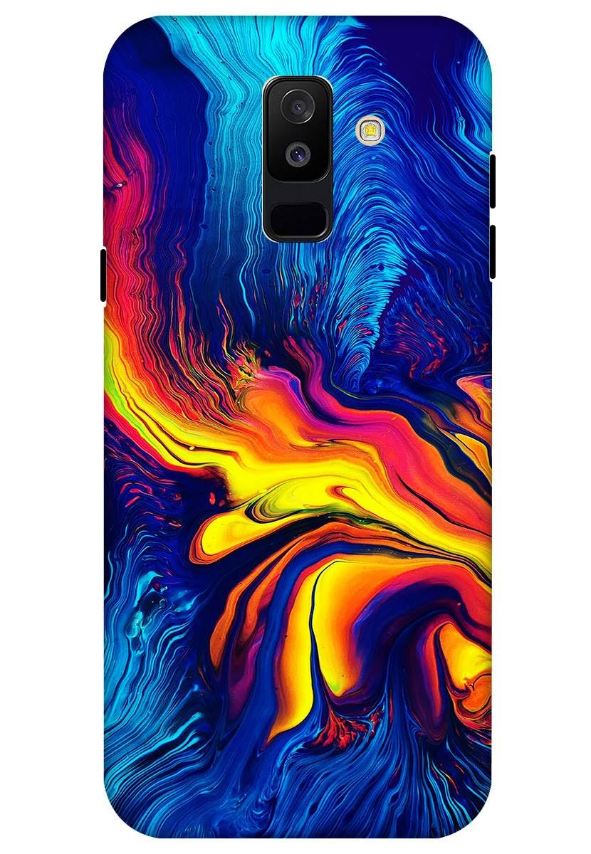 DRaX Printed Phone Back Cover case for Samsung A6PLUS Soft Cover (Design-3304)