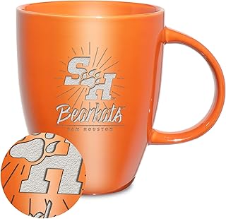 Rico Industries NCAA 18oz Laser Engraved Ceramic Lustre Mug - Coffee-Tea