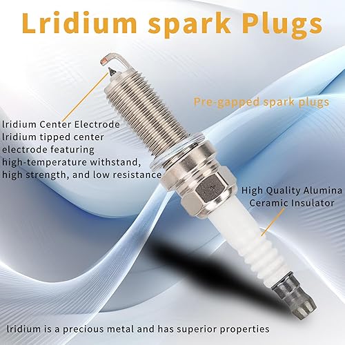 Miniatura 3 de Paquete de bobina de encendido UF596 y bujía de iridio 93501 compatible con Toyota Corolla Matrix Prius C-HR 2009-2014, Pontiac Vibe, Scion xD,