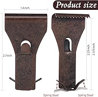 Vista 22 de Ripeng 16 Pieces Brick Wall Clips and Hooks for Hanging Outdoors No Drill, Brick Hangers Fit 2-1/4 to 2-3/8 Inch Hooks to Hang Wall Decor, Pictures