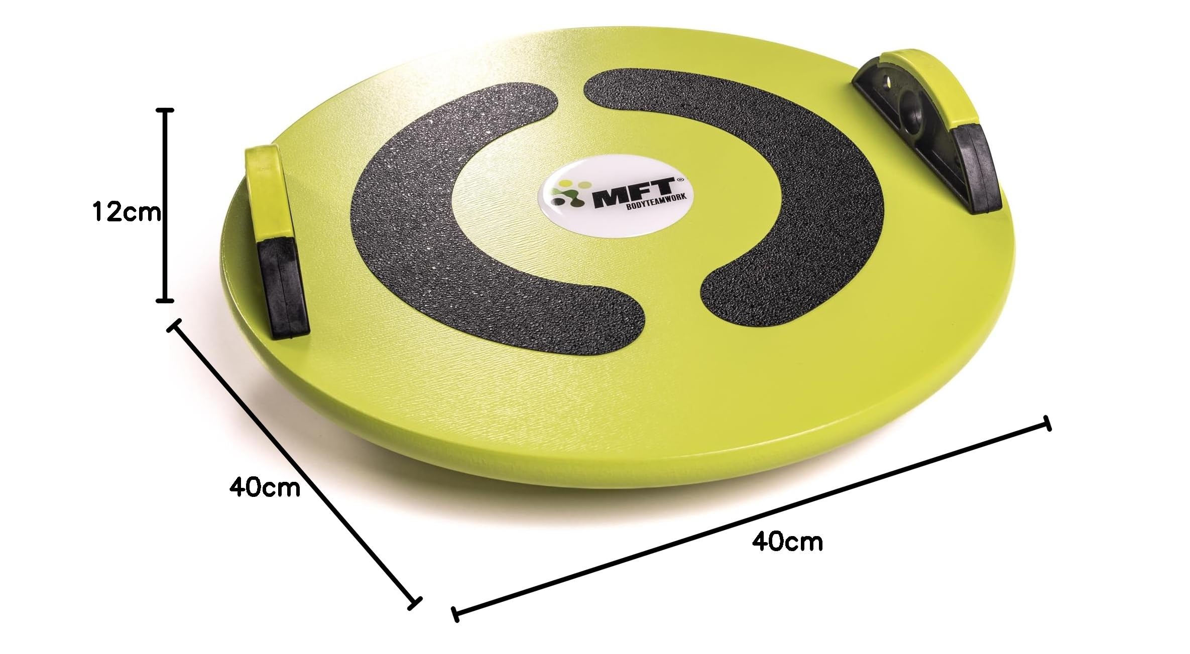 MFT Fun Disc Classic Balance Board (made in Austria) Profi Physio Therapiekreisel Gleichgewichtstrainer zur Stärkung der Muskulatur und Koordination, rutschfest, stabil aus Holz