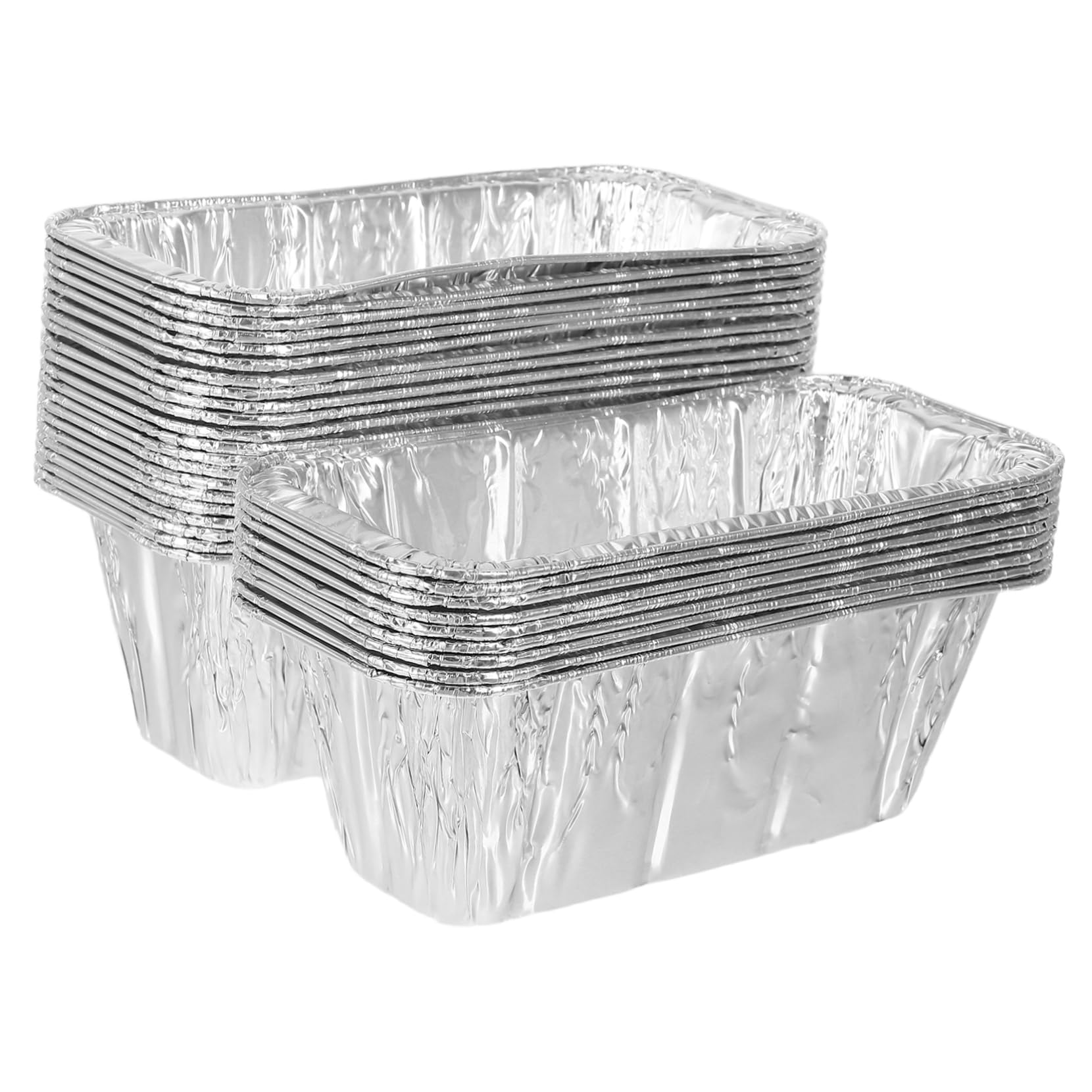 Hemoton 30 vaschette in alluminio per raccogligrasso compatibili con barbecue | Piastra per barbecue a gas, forno, congelatore, vaschetta antigoccia per raccogliere facilmente il grasso