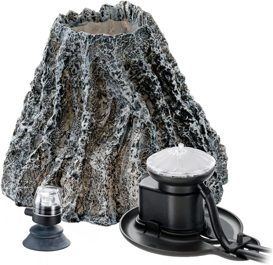 Hydor H2show Volcano Kit with Red LED and Bubbles