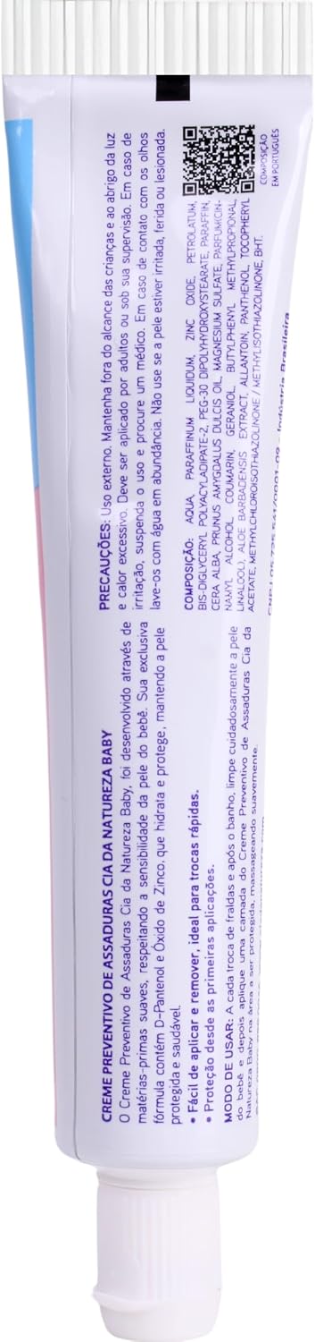Cia Da Natureza - Cremoso Prev Assaduras Cia Da Natureza Baby 45G Dpantenol/Oxido De Zinco