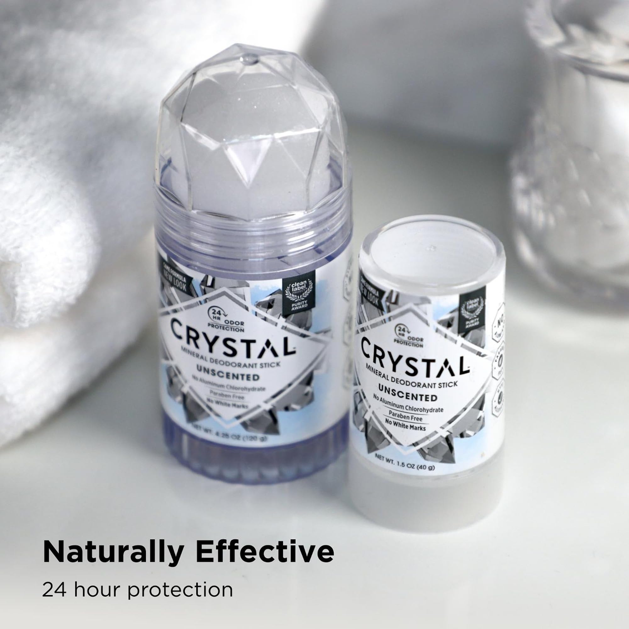 Crystal Mineral Deodorant - 24 Hour Odor Protection -10
