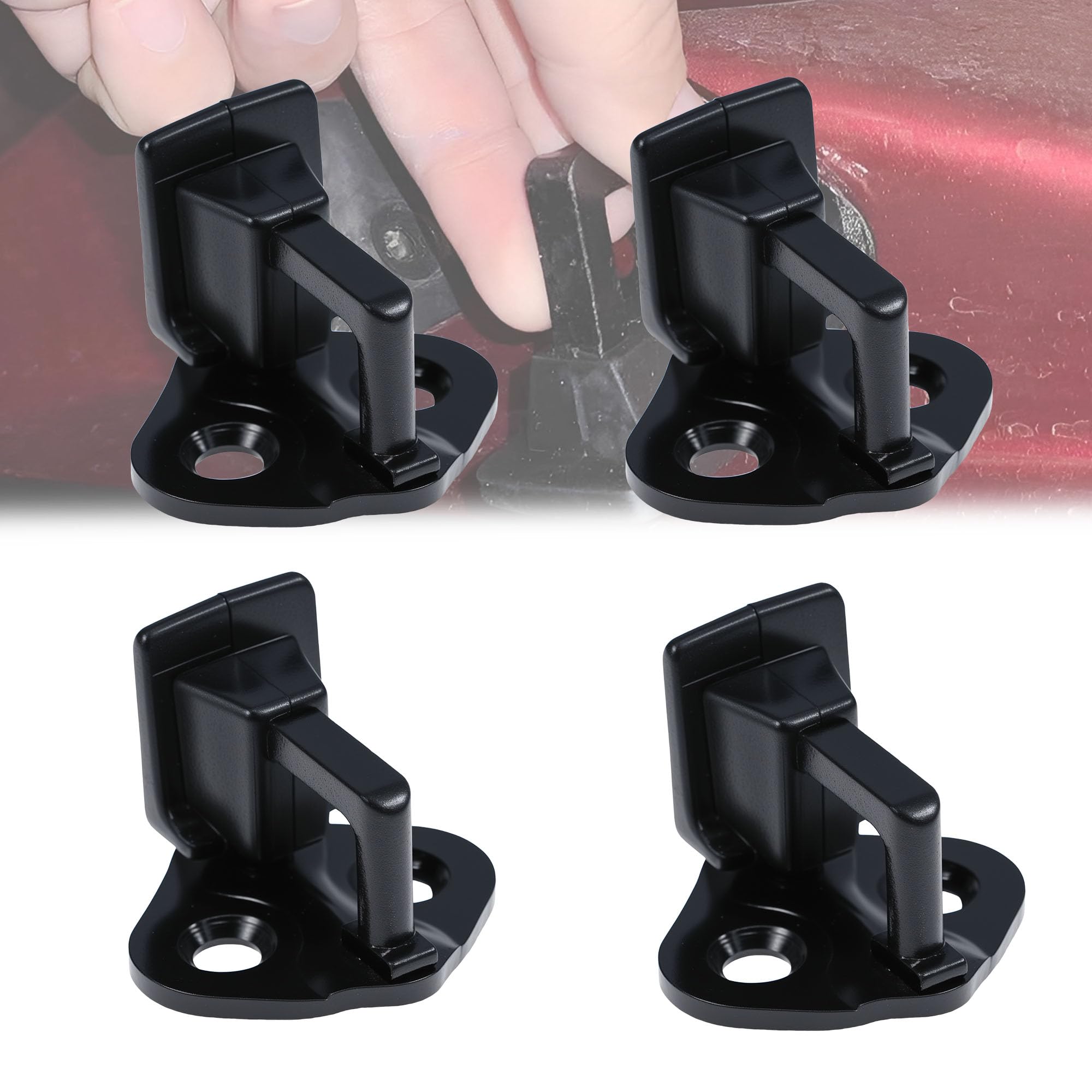 LEVANLIGHT Door Lock Striker Pin Fit for Ford F150 F250 F350 1999-2016 Single Cab or Crew Cab - Latch Mechani Replace# 9L3Z-1522008-A 9L3Z1522008A - 4PCS