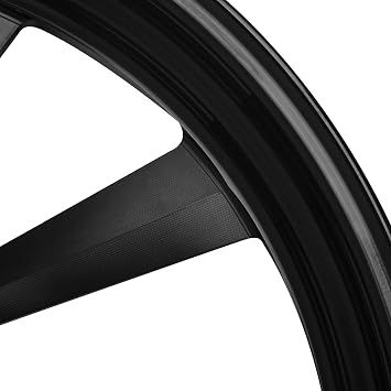 183.5 Front Wheel Rim with Dual Disc Hubs Fit for Harley Touring Road King Road Electra Street Glide Ultra Limited 08-later, Custom Black Billet CNC Front Wheel Rim 10 Spokes