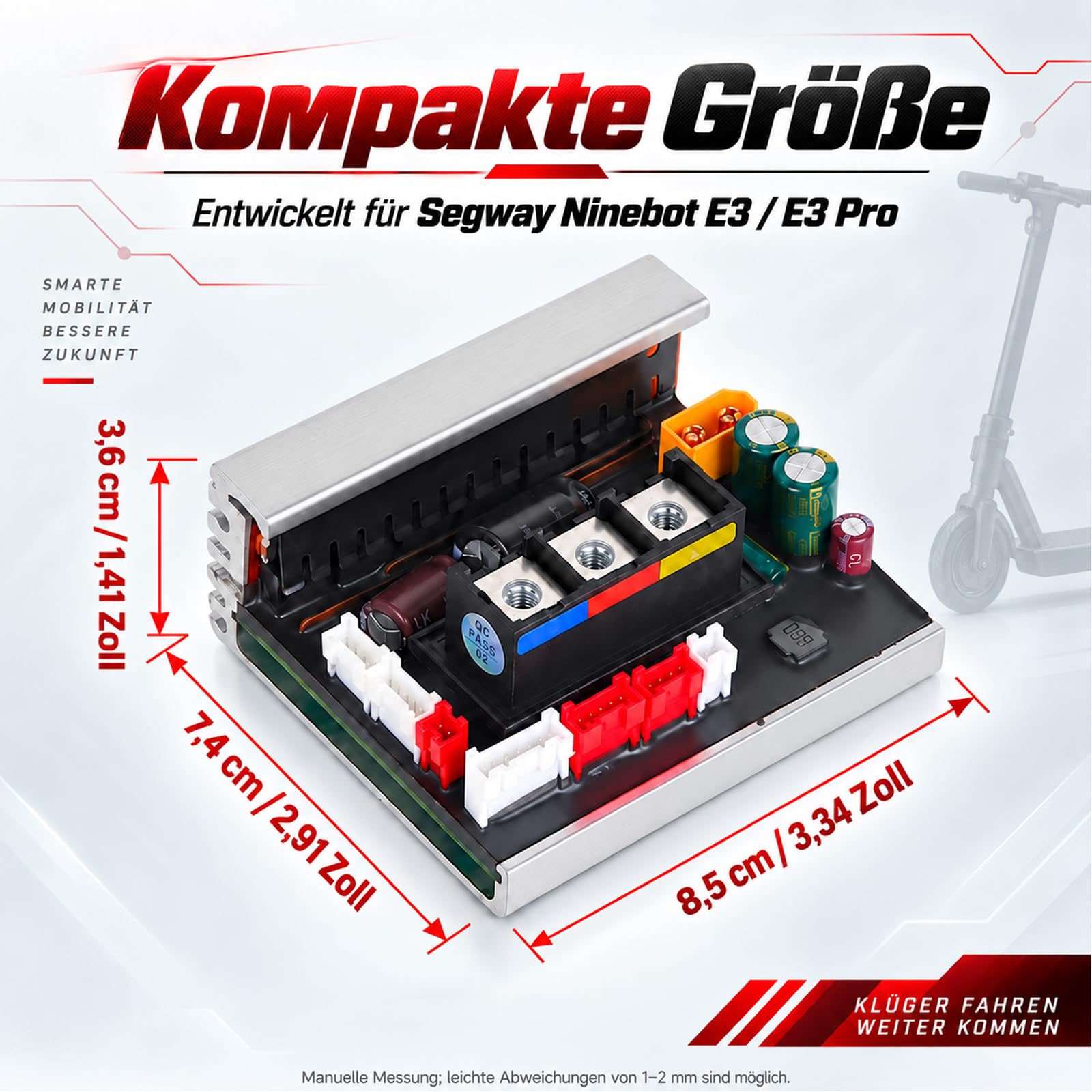Tuning Chip Unlock Cable kompatibel mit Segway Ninebot ZT3 Pro D Elektro Scooter, Performance Upgrade Travd 35-40 km/h, Benutzerdefiniertes Lastloses Geschwindigkeitsfreigabekabel